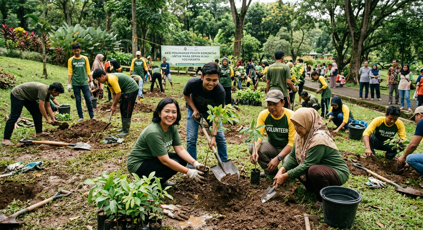 Penanaman Pohon LIVESGP ACEH Hijau - kegiatan LIVESGP ACEH